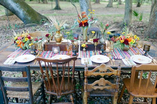 The Philosophy Behind Bohemian Table Settings: Embracing Imperfection and Individuality