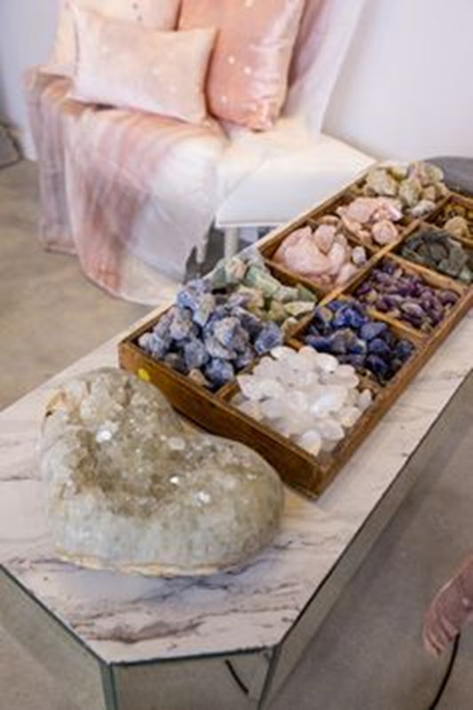 The Healing Properties of Crystals in Boho Pillow Designs