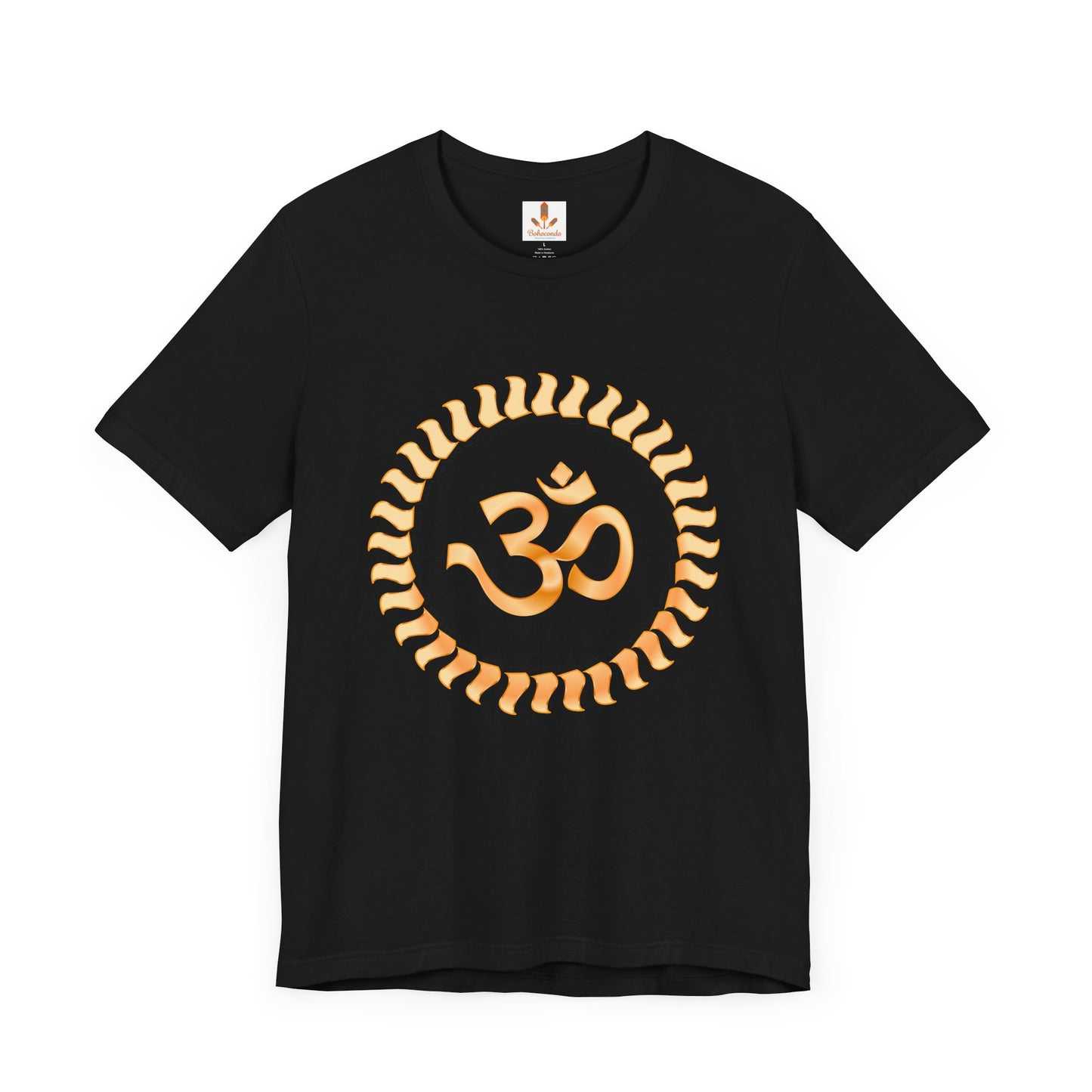 Om in Golden Sun T-shirt