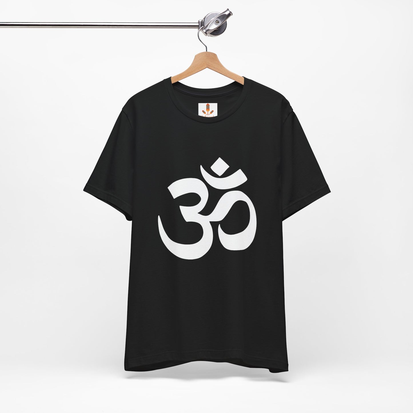 White Simple Om Art T-shirt
