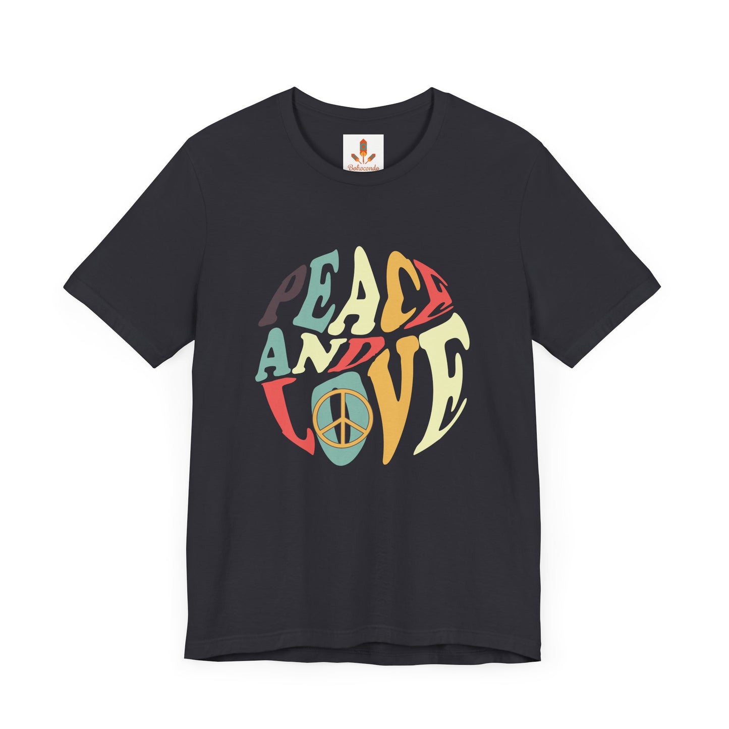 Peace and Love Design T-shirt