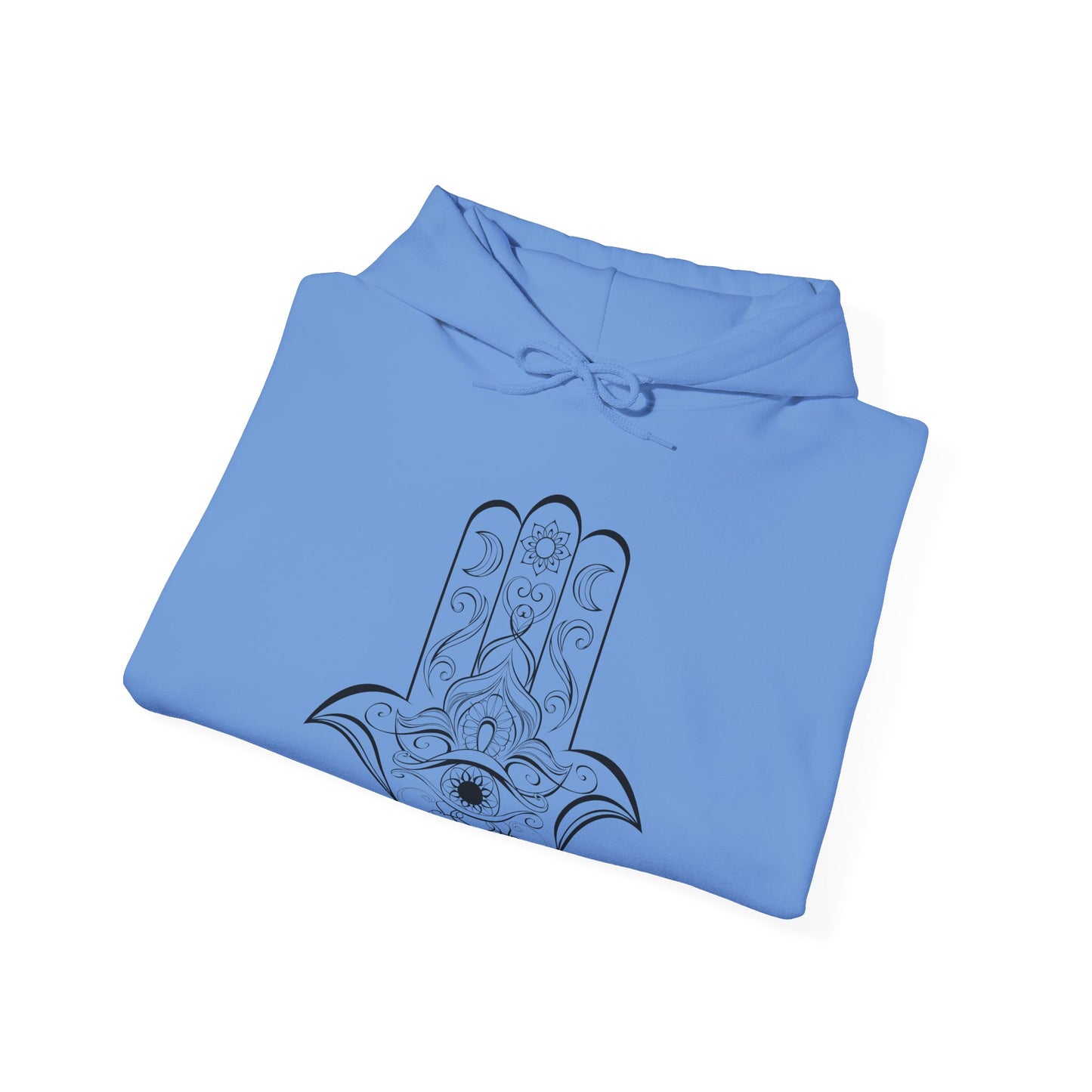 Hamsa Hand with Lotus Flower Hoodie