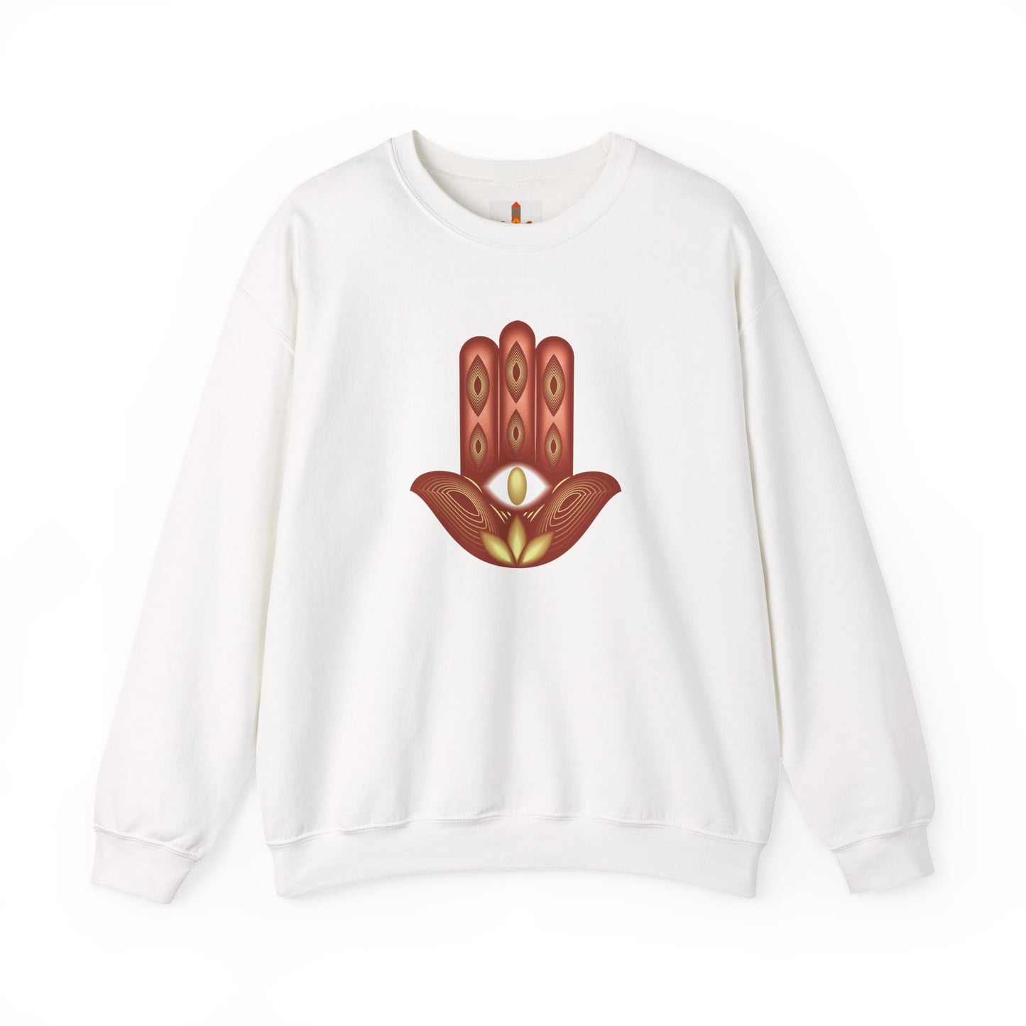Colorful Hamsa Lotus Sweatshirt