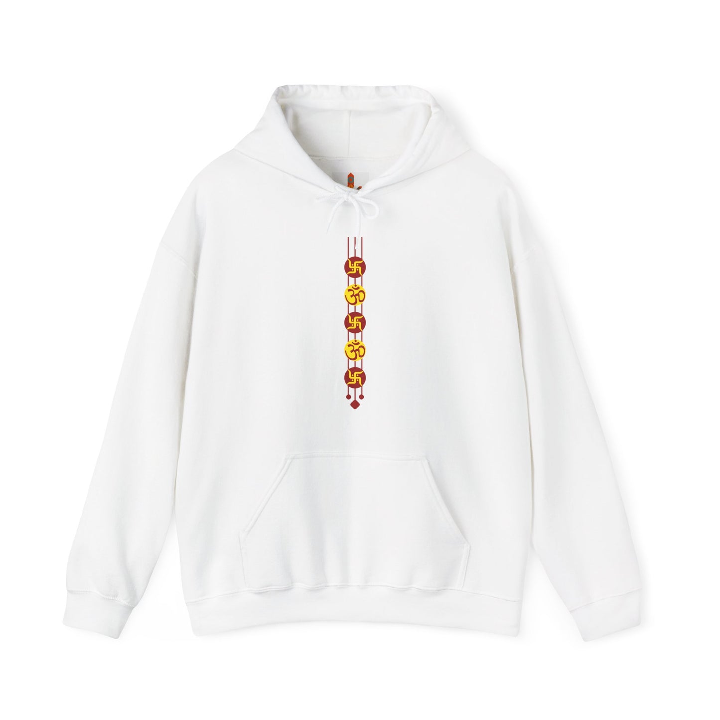 Om Pattern Design Hoodie