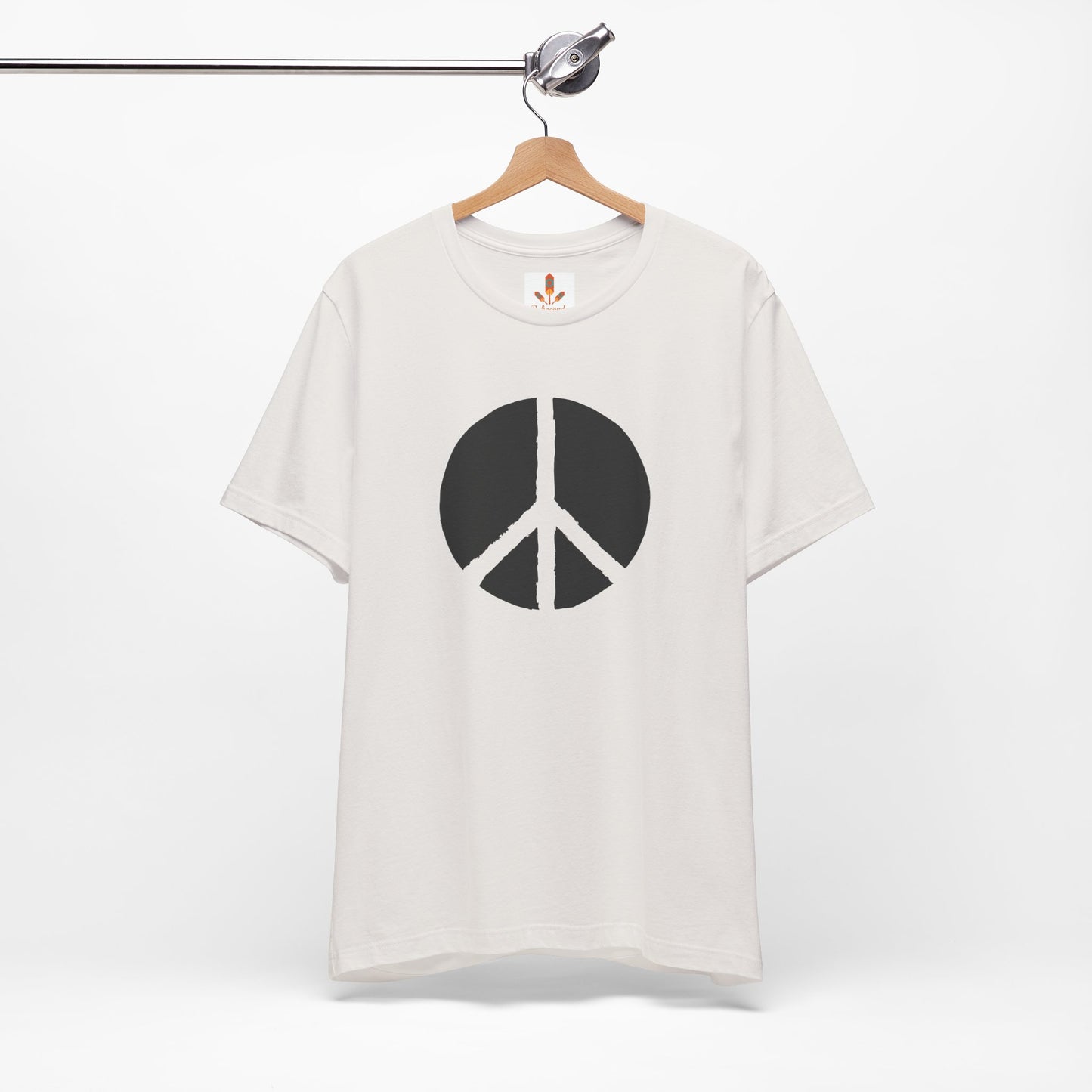 Simple Peace Sign Design T-shirt