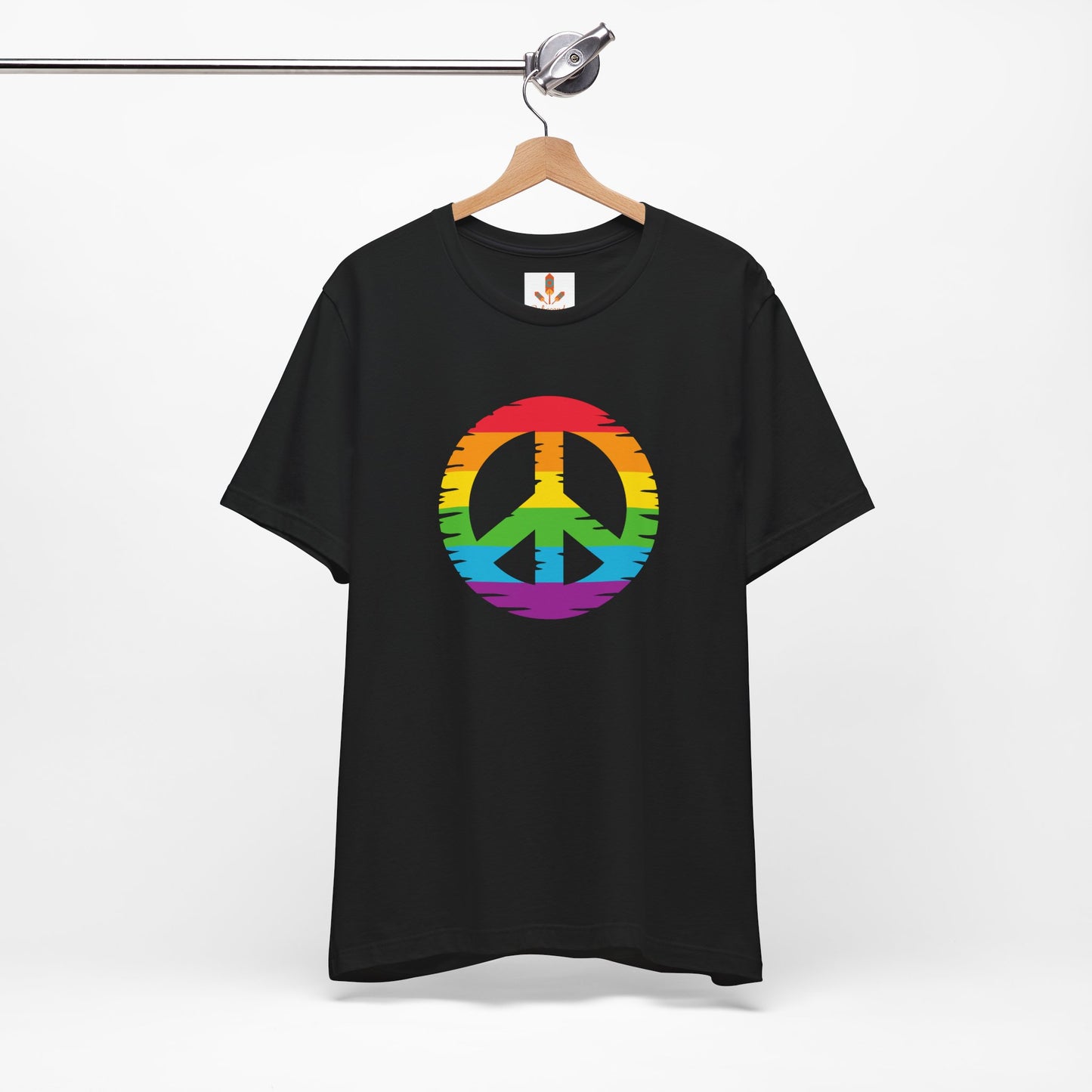 Rainbow Peace Sign T-shirt