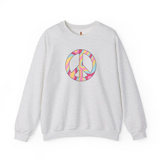 Hippie Peace Sign Sweatshirt