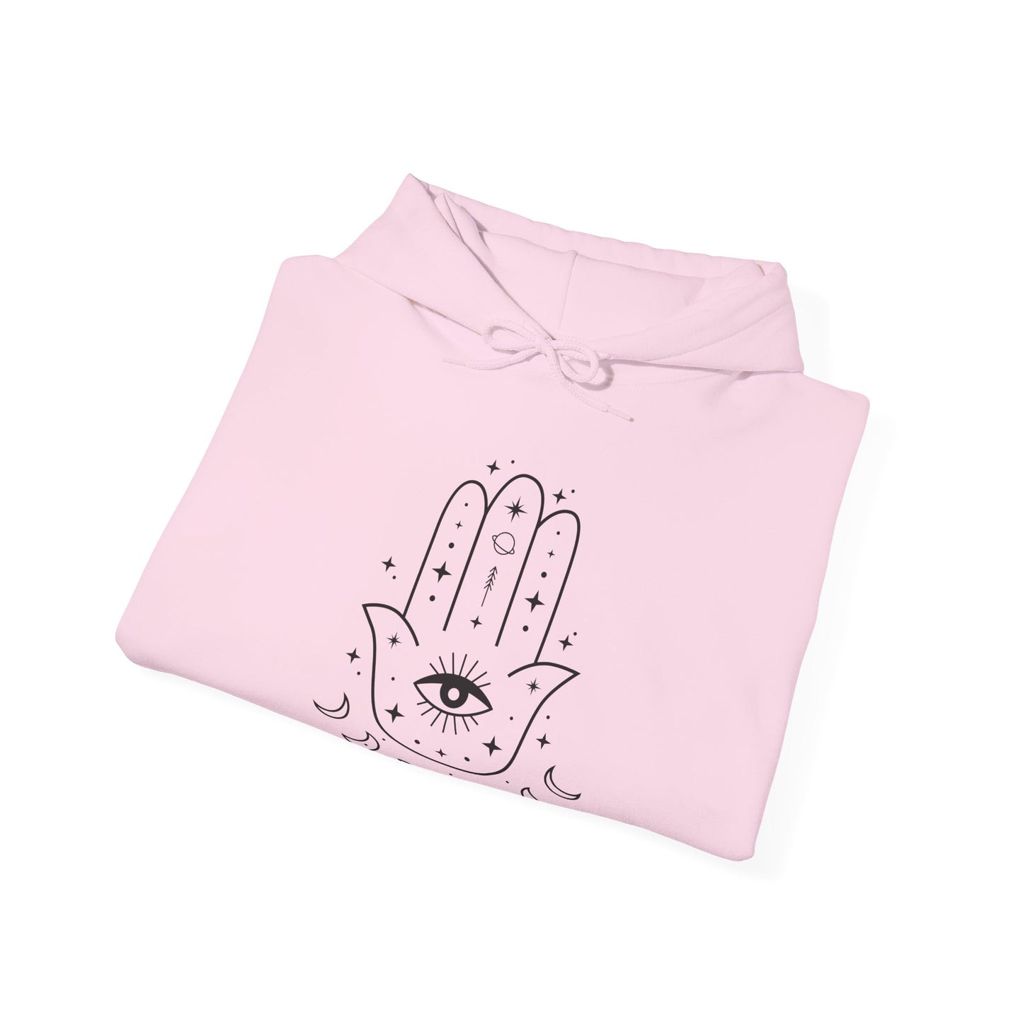 Hamsa Hand with Eye and Moon Hoodie