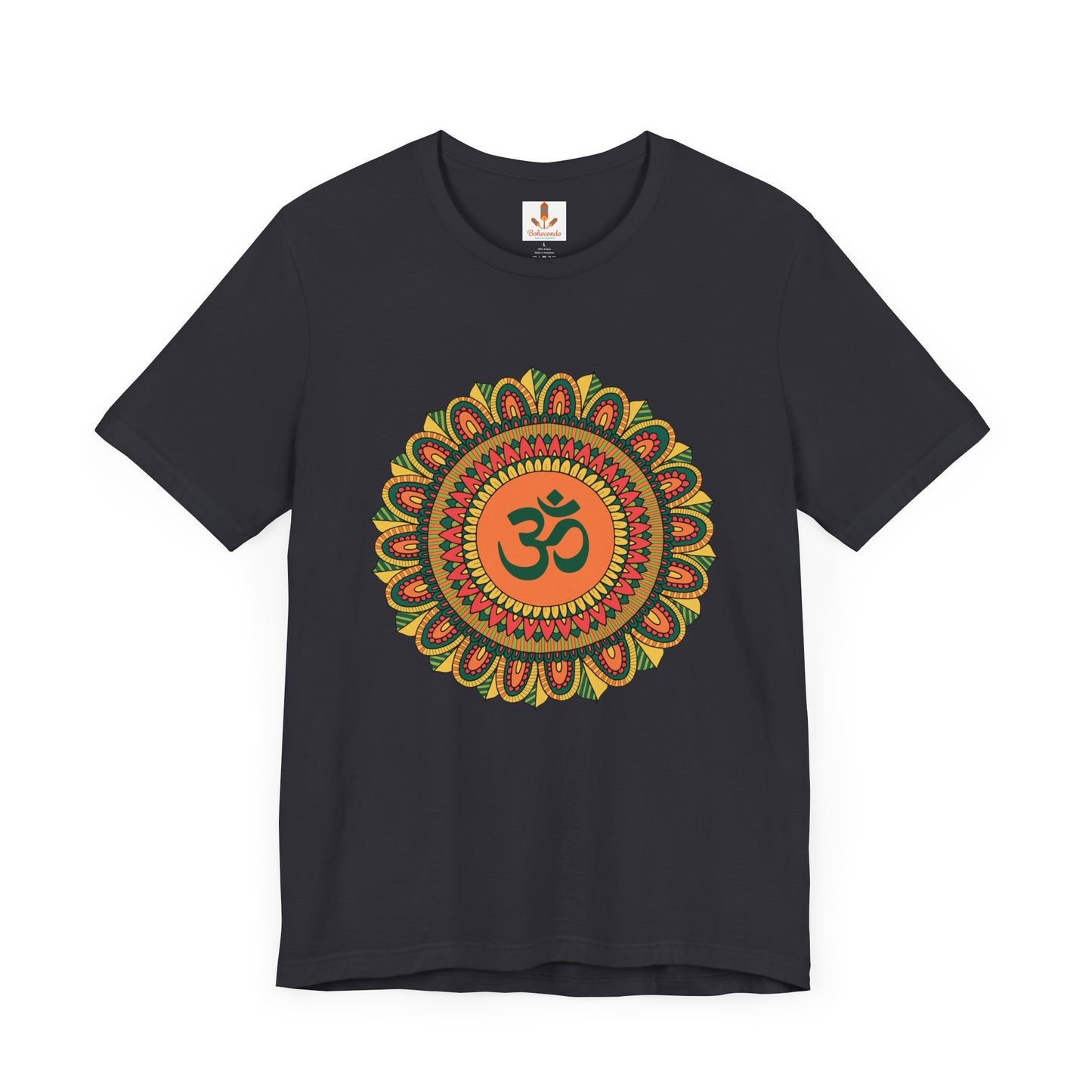 Om Multicolor Mandala T-shirt