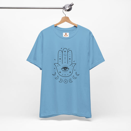 Hamsa Hand with Eye and Moon T-shirt