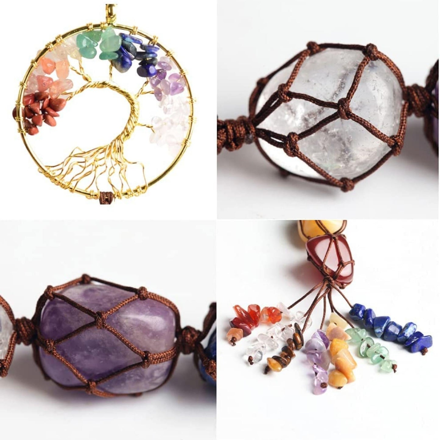 Tree of Life 7 Chakra Hanging Ornament