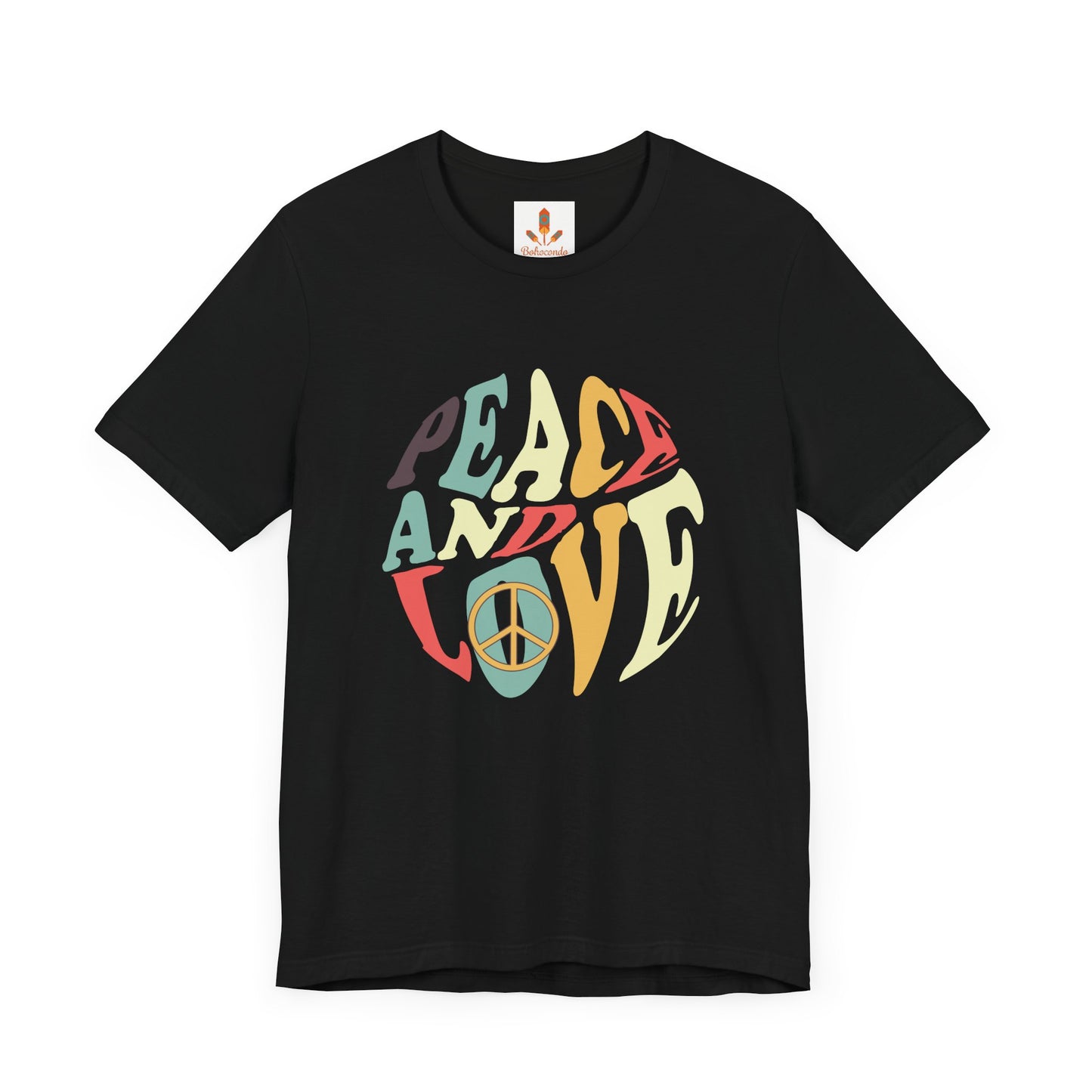 Peace and Love Design T-shirt
