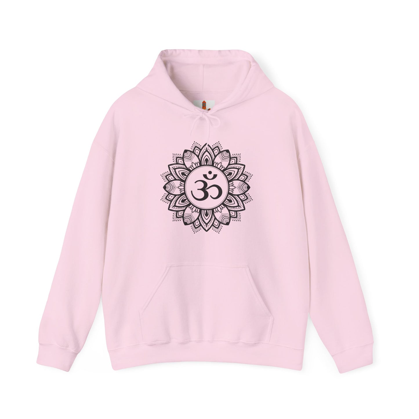 Om in Lotus Mandala Hoodie