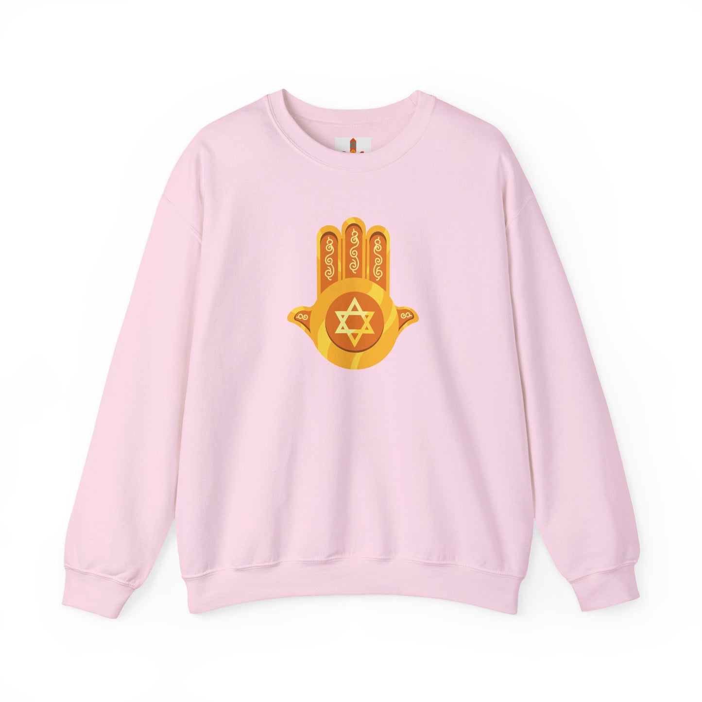 Golden Hamsa Hand with Star of David Sweatshirt