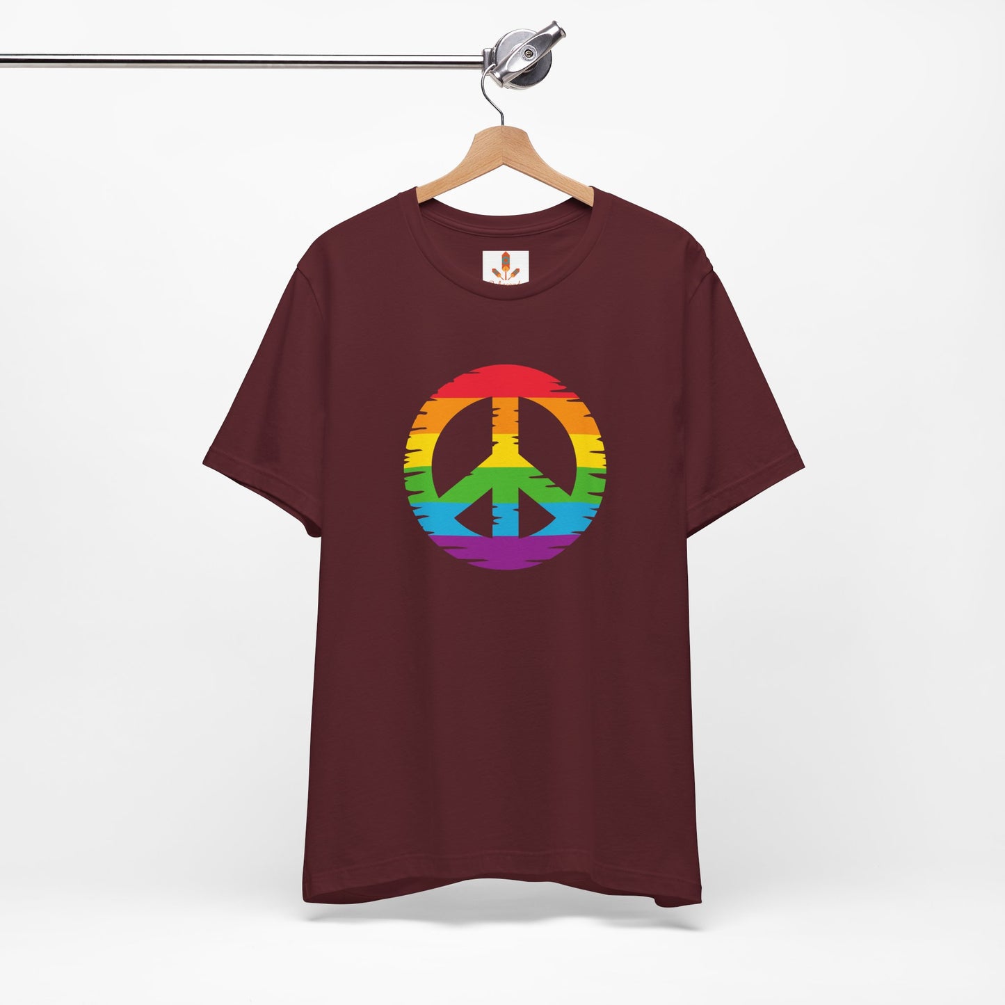 Rainbow Peace Sign T-shirt
