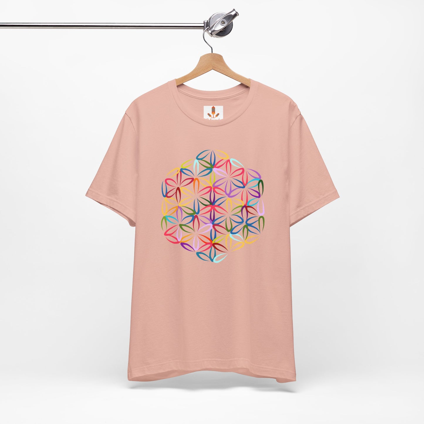Multicolor Flower of Life T-shirt