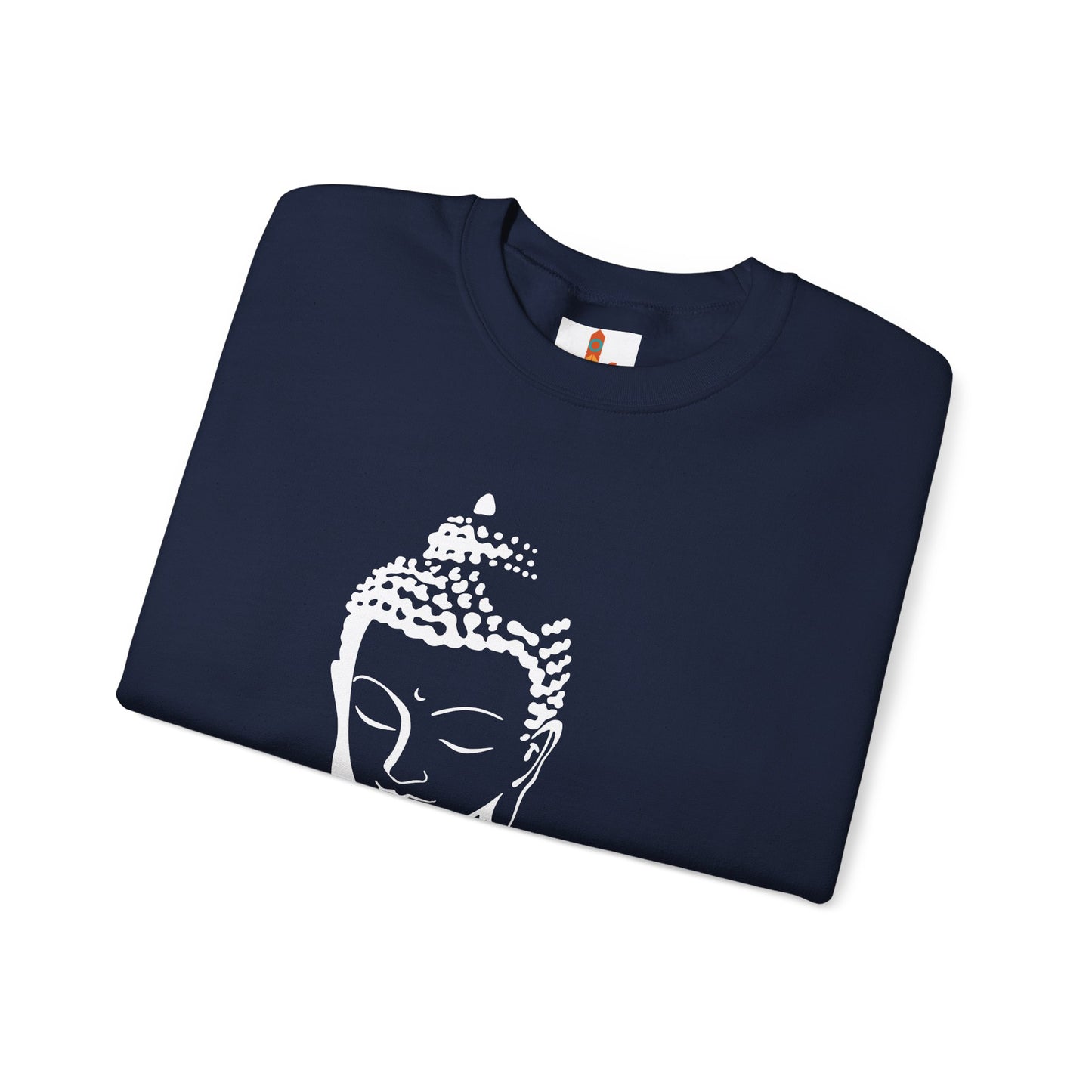 White Buddha Design Sweatshirt