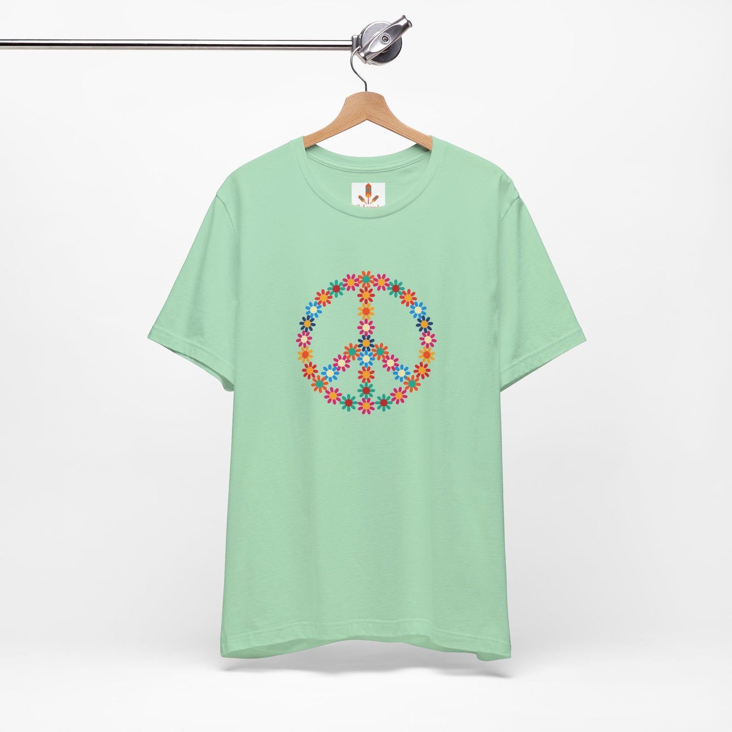 Peace Sign made of Flowers T-shirt