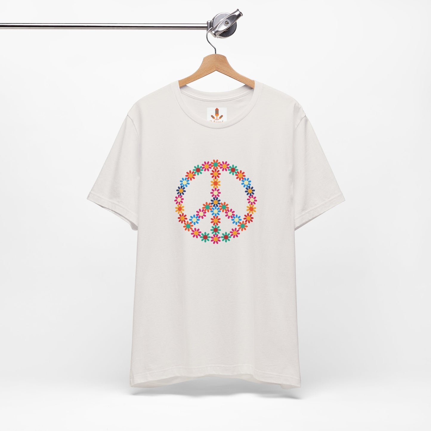 Peace Sign made of Flowers T-shirt