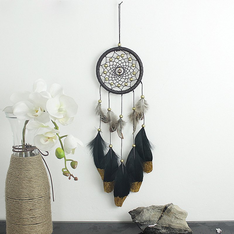 Handmade Black Dream Catcher