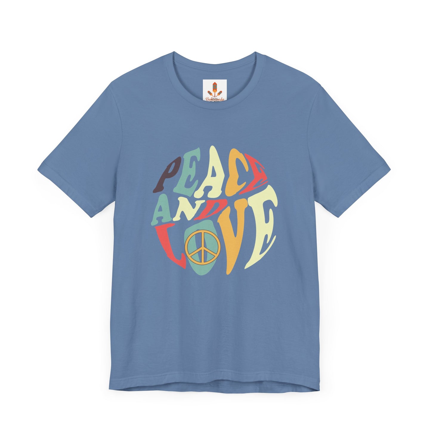 Peace and Love Design T-shirt
