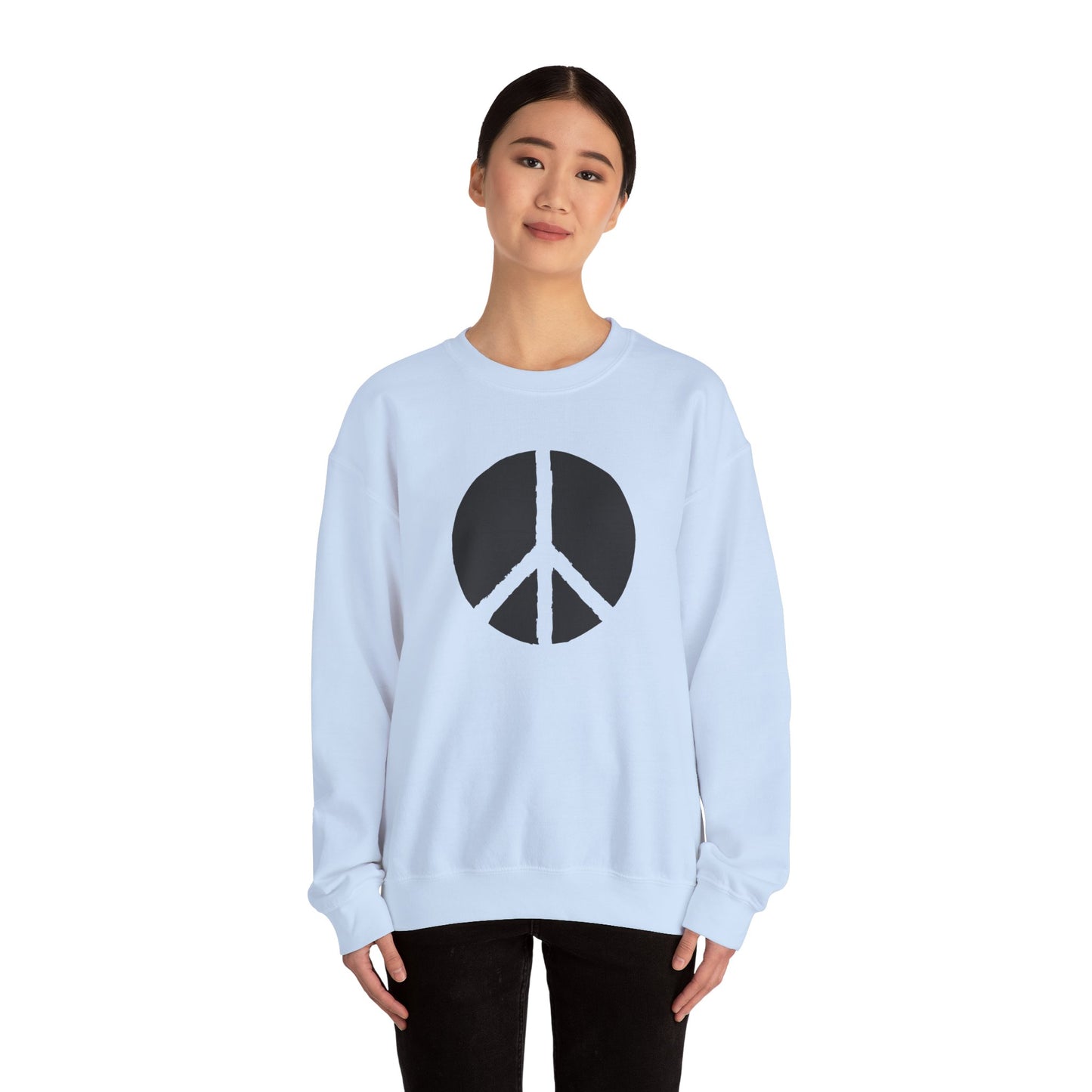 Simple Peace Sign Design Sweatshirt