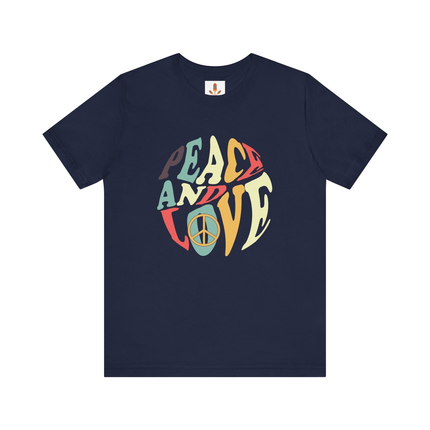 Peace and Love Design T-shirt