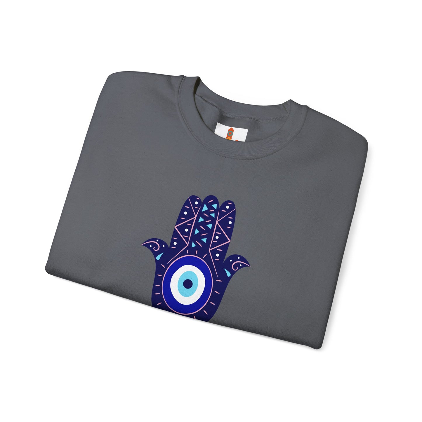 Blue Hamsa Hand Sweatshirt