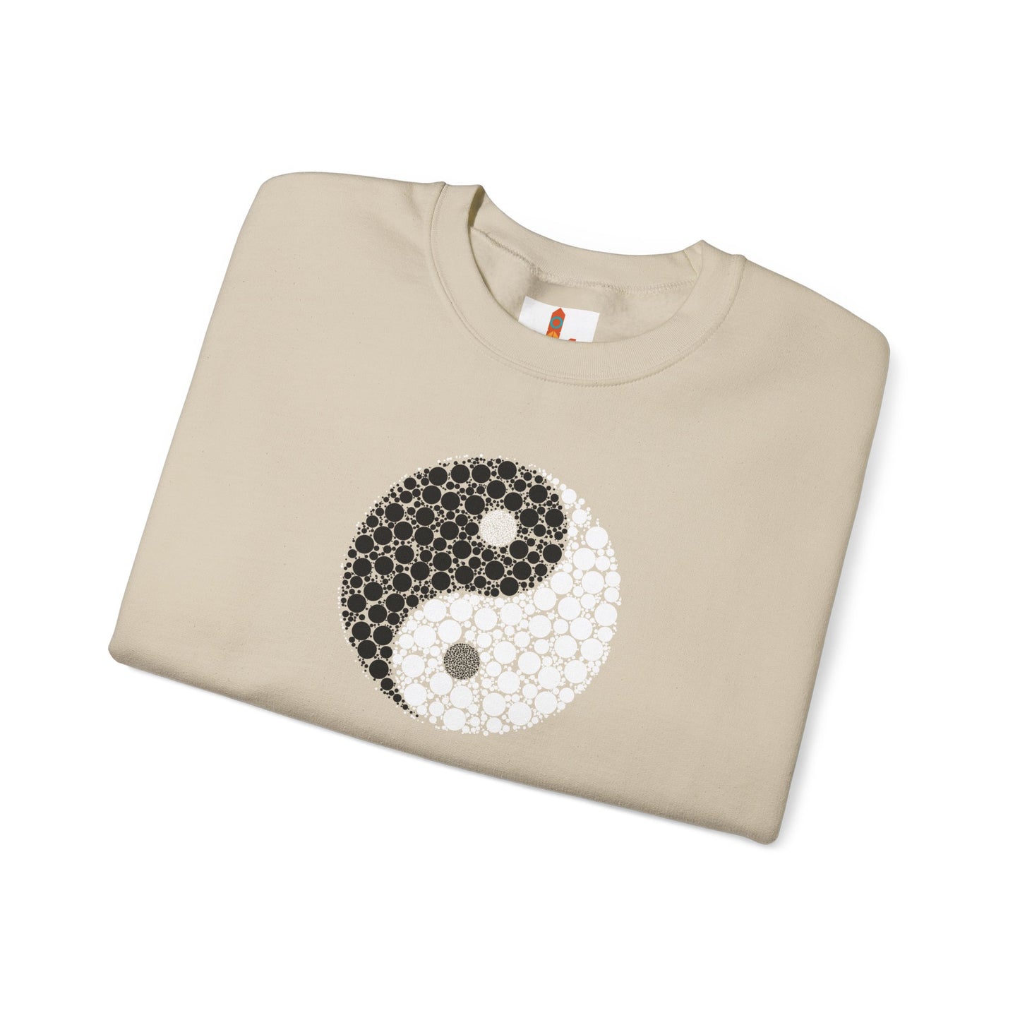 Yin Yang made with Dots Sweatshirt