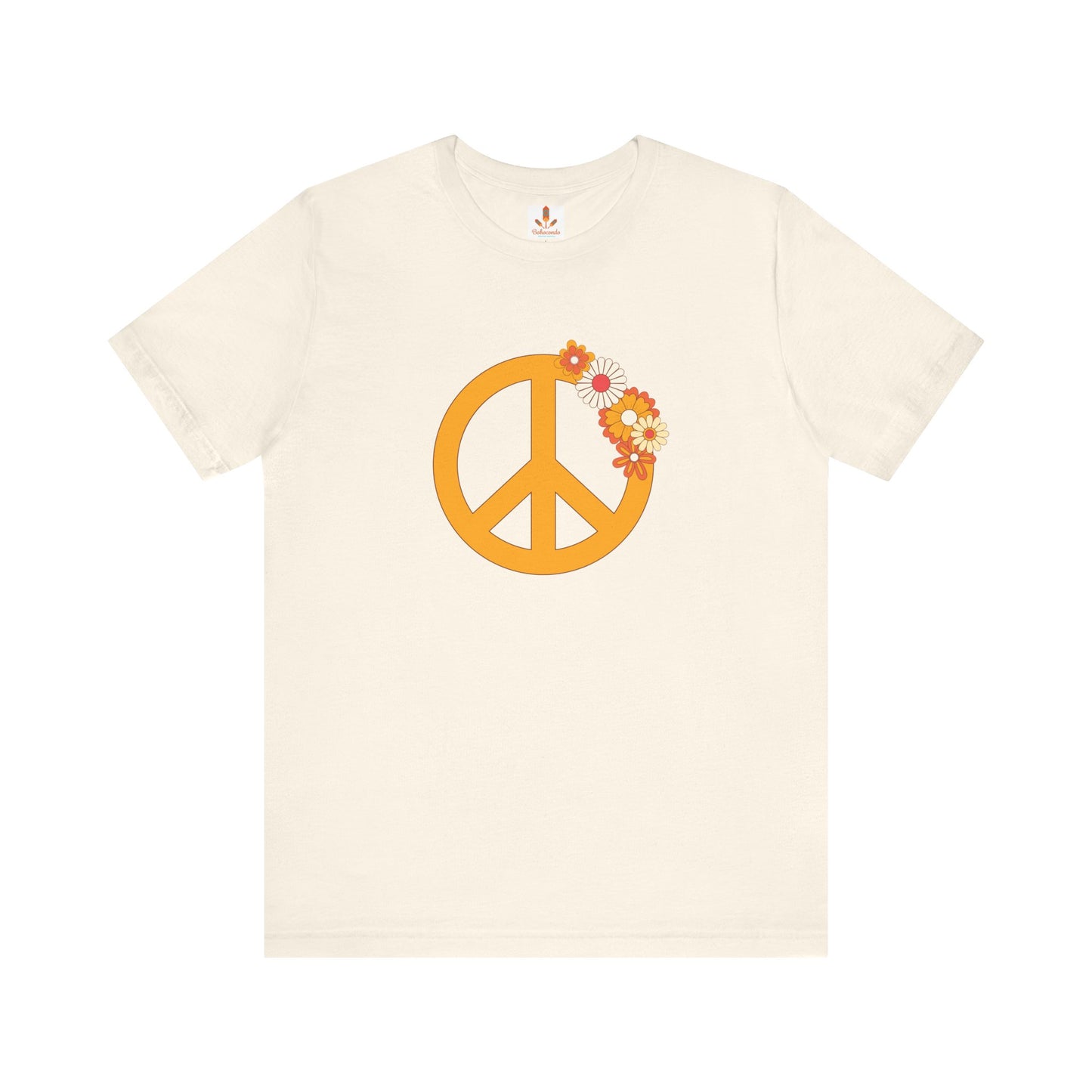 Peace Sign with Flowers T-shirt