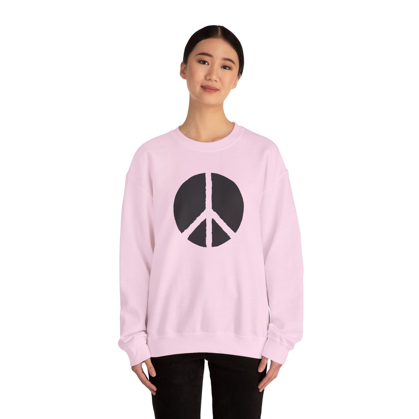 Simple Peace Sign Design Sweatshirt
