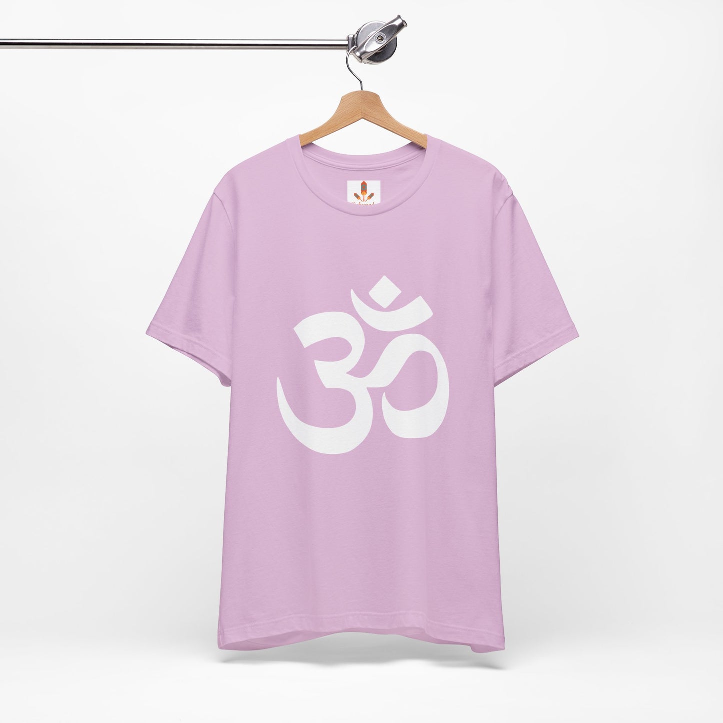 White Simple Om Art T-shirt