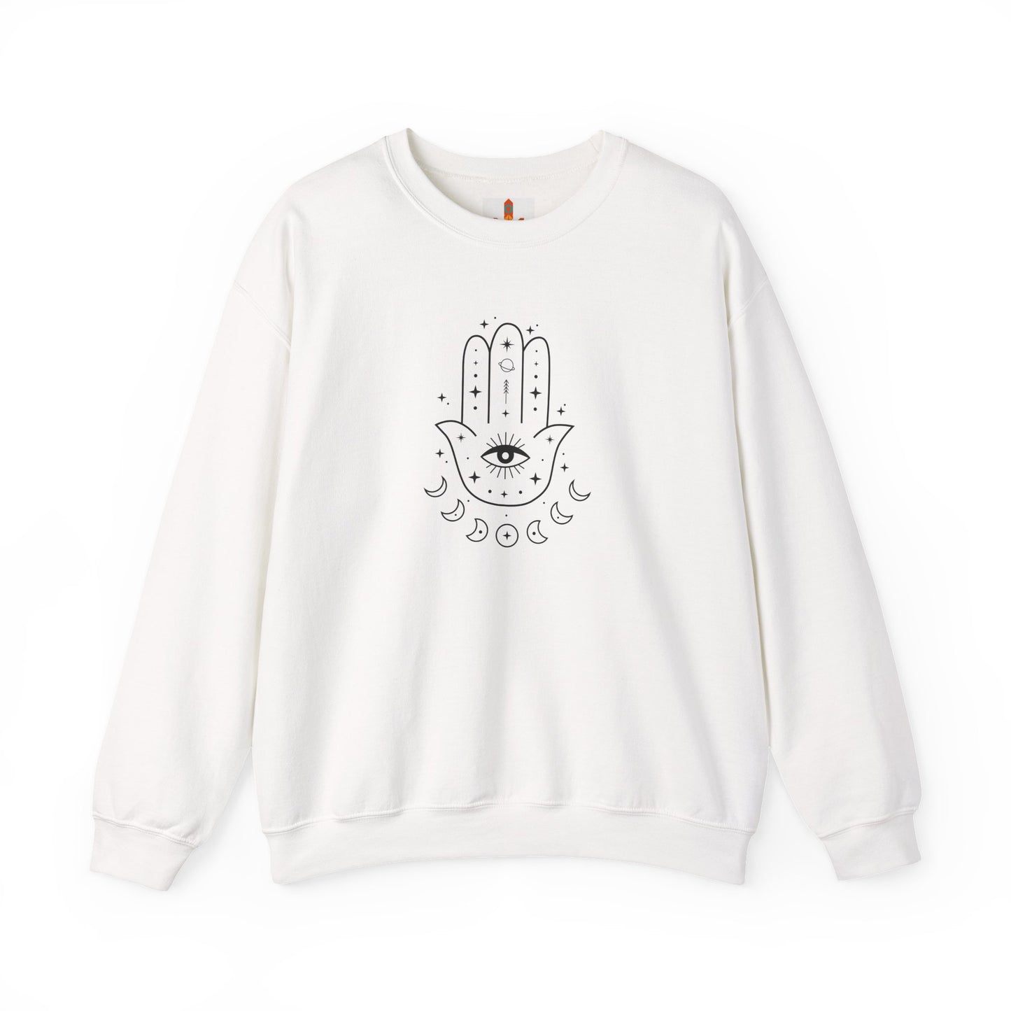 Hamsa Hand with Eye and Moon Sweatshirt