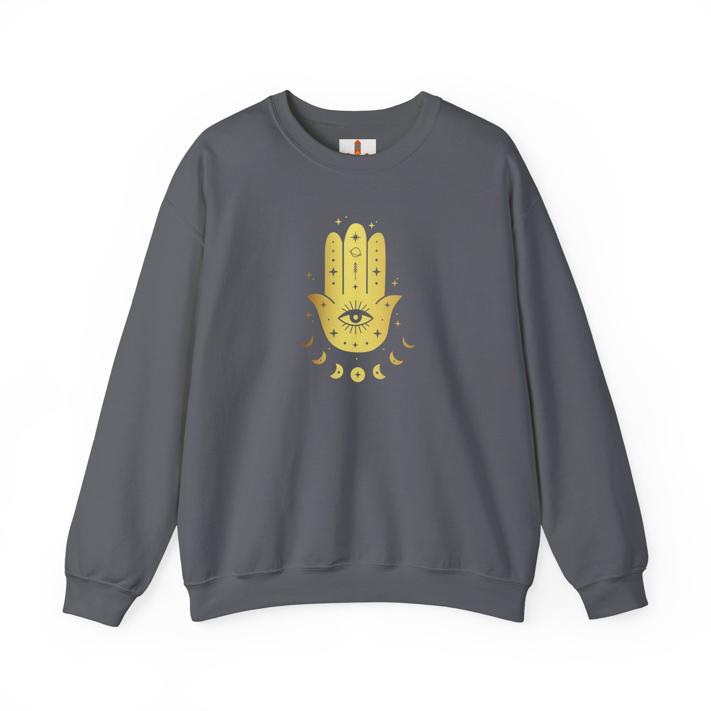 Golden Hamsa Hand with Eye Sweatshirt