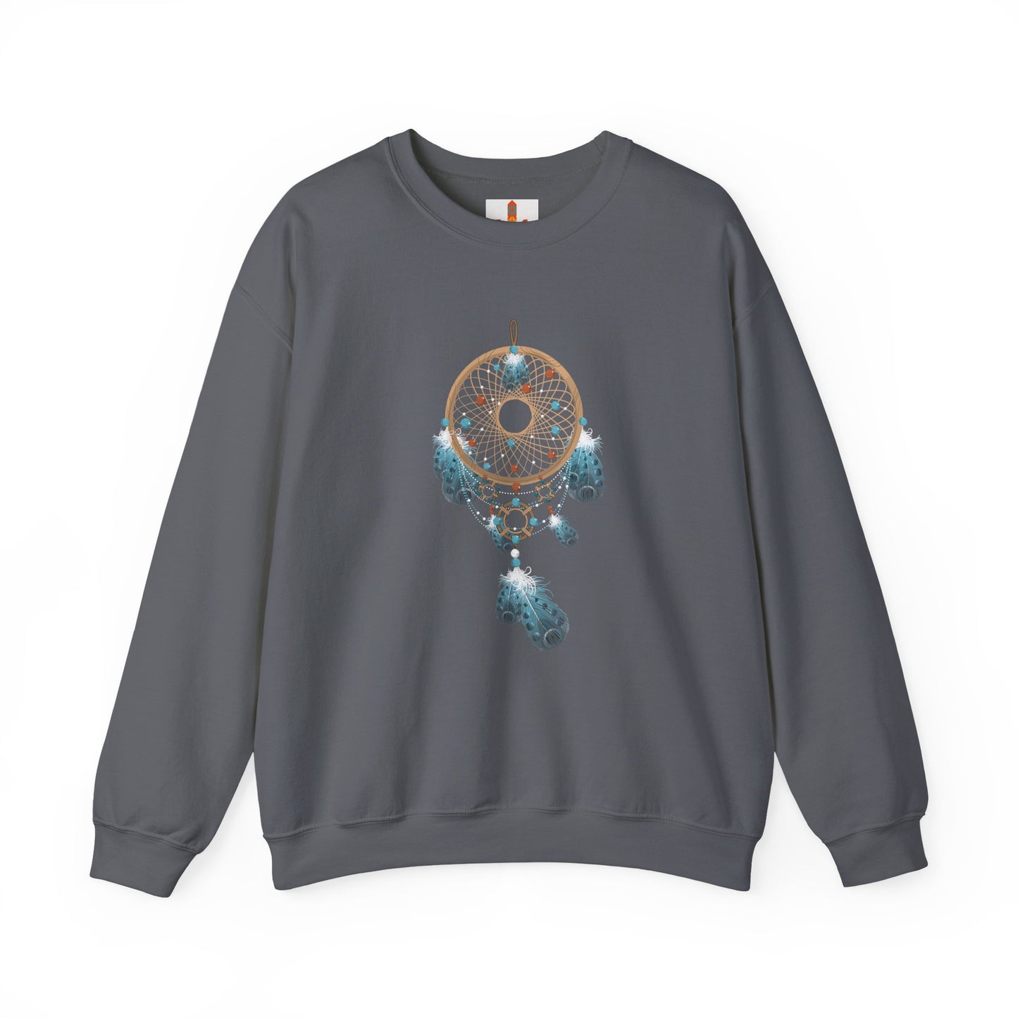 Turquoise and Brown Dream Catcher Sweatshirt