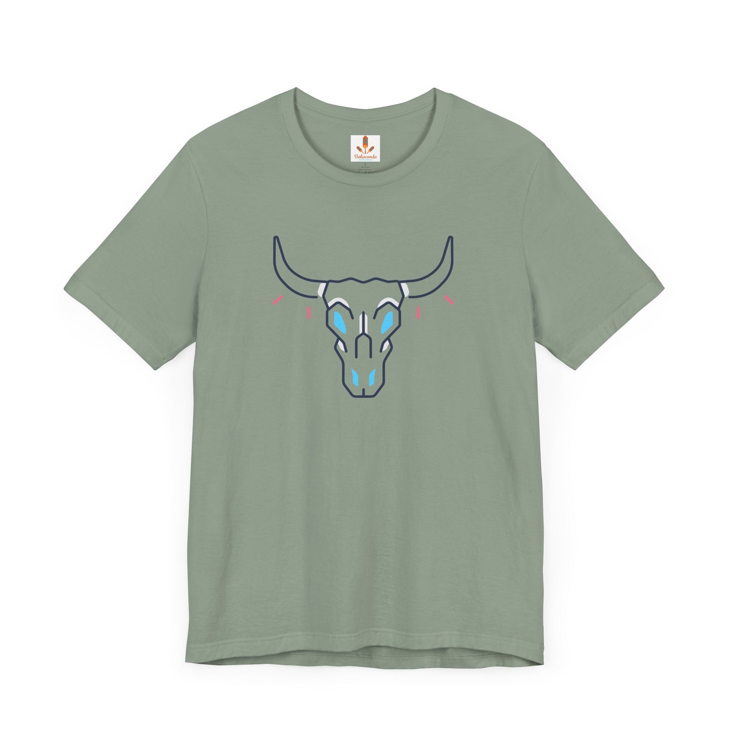 Buffalo Skull Drawing T-shirt