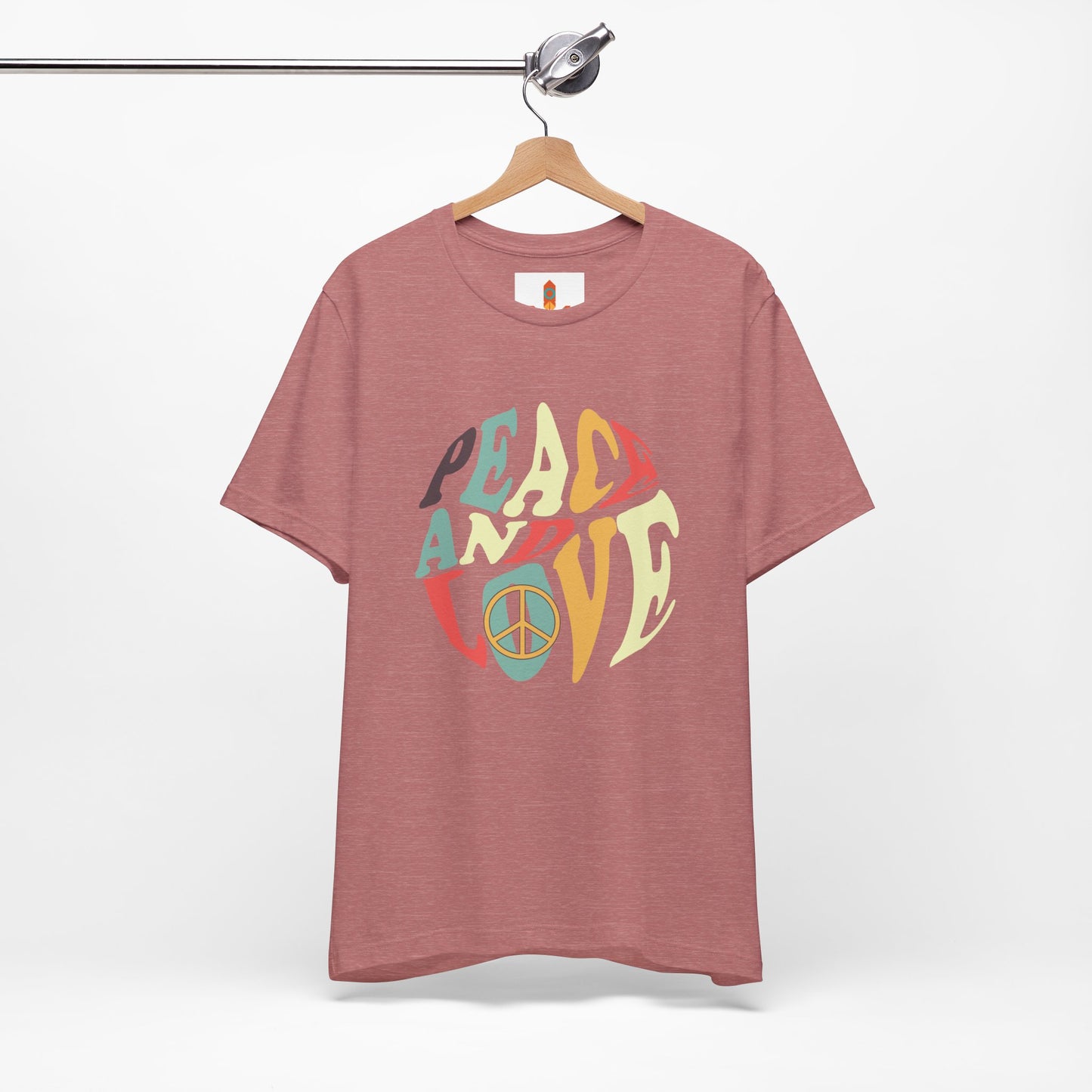 Peace and Love Design T-shirt
