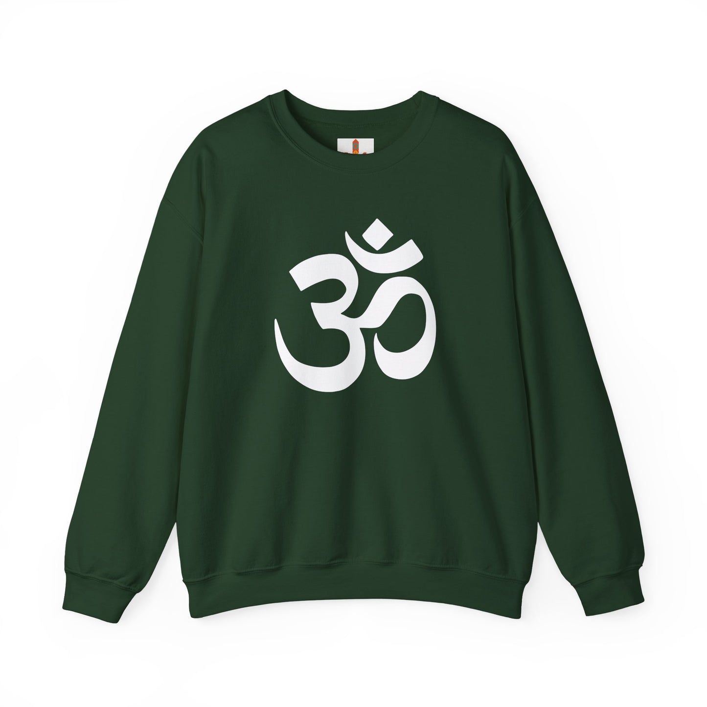 White Simple Om Art Sweatshirt