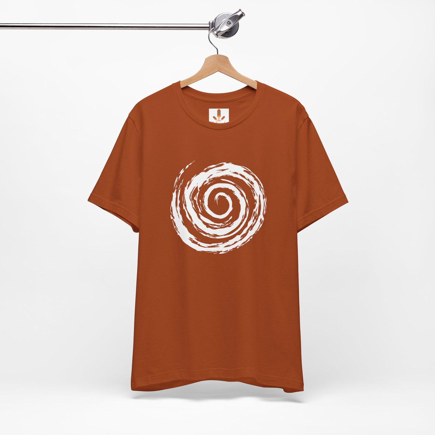 White Spiral of Life Art T-shirt