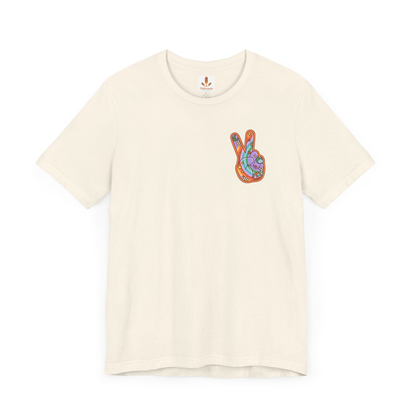Hippie Peace Hand Sign T-shirt