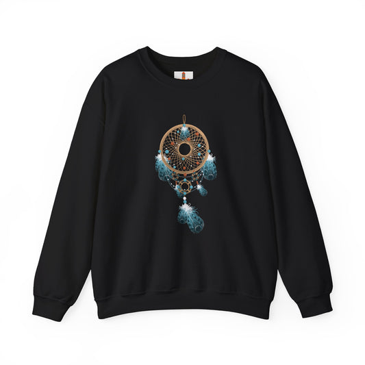 Turquoise and Brown Dream Catcher Sweatshirt