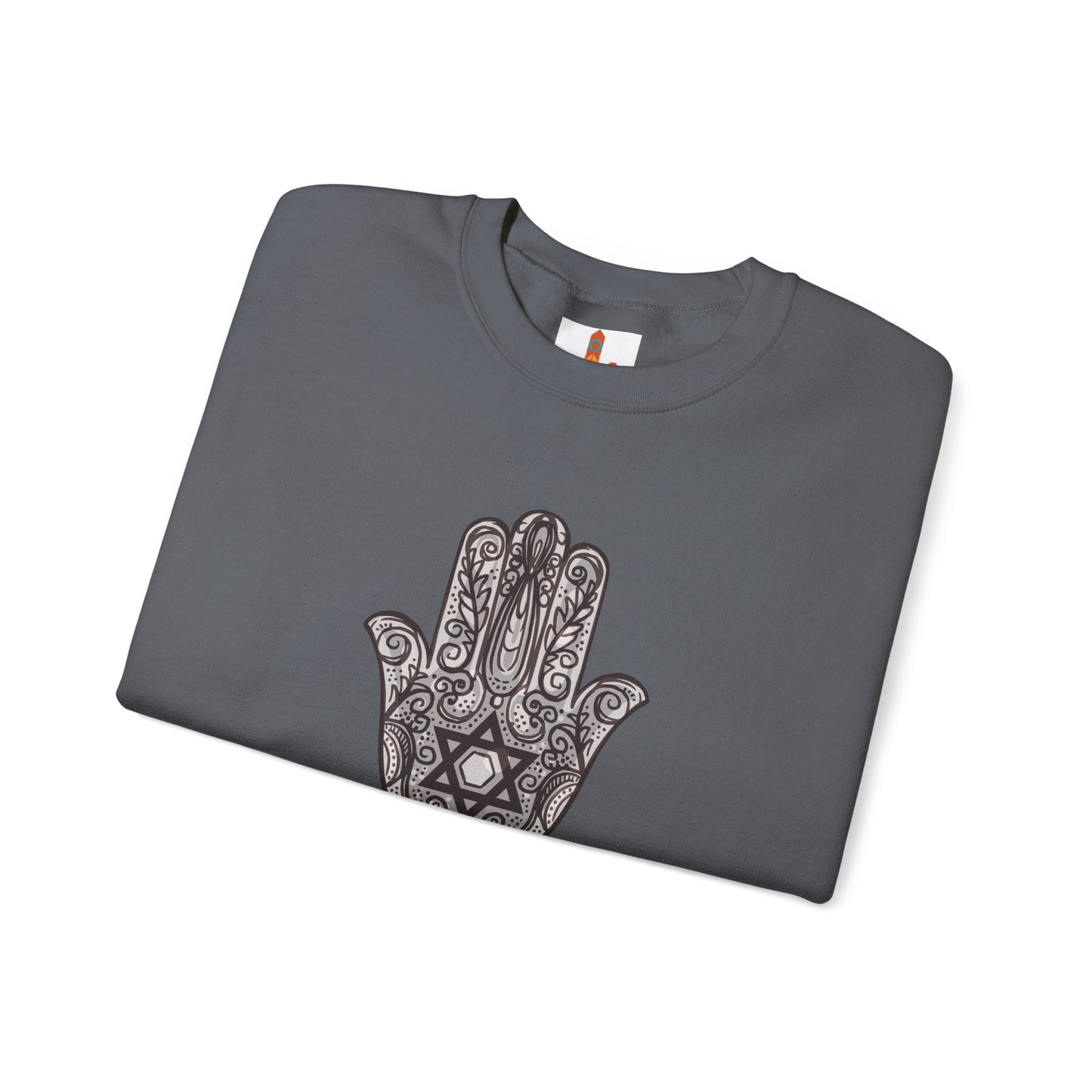 Beautiful Hamsa Hand with Star Sweatshirt