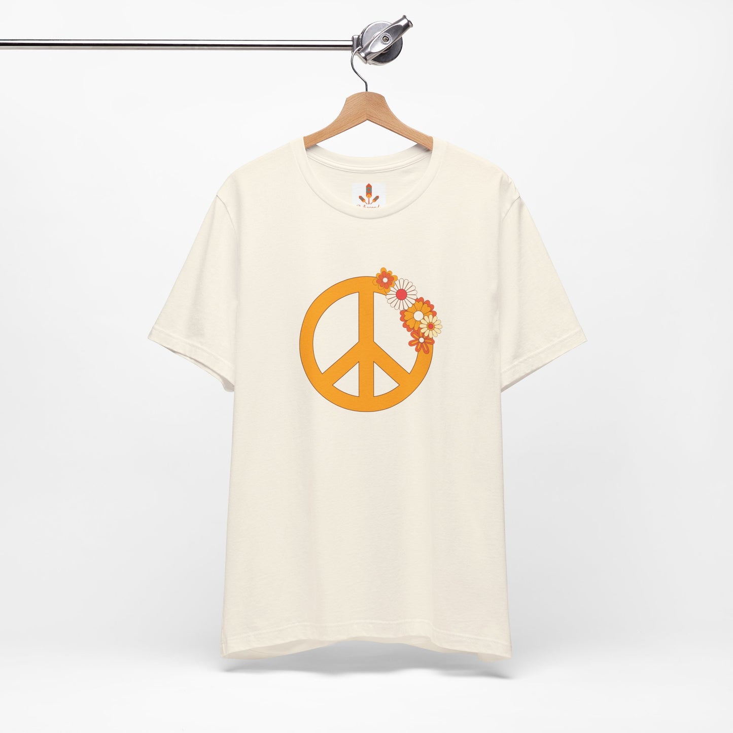 Peace Sign with Flowers T-shirt