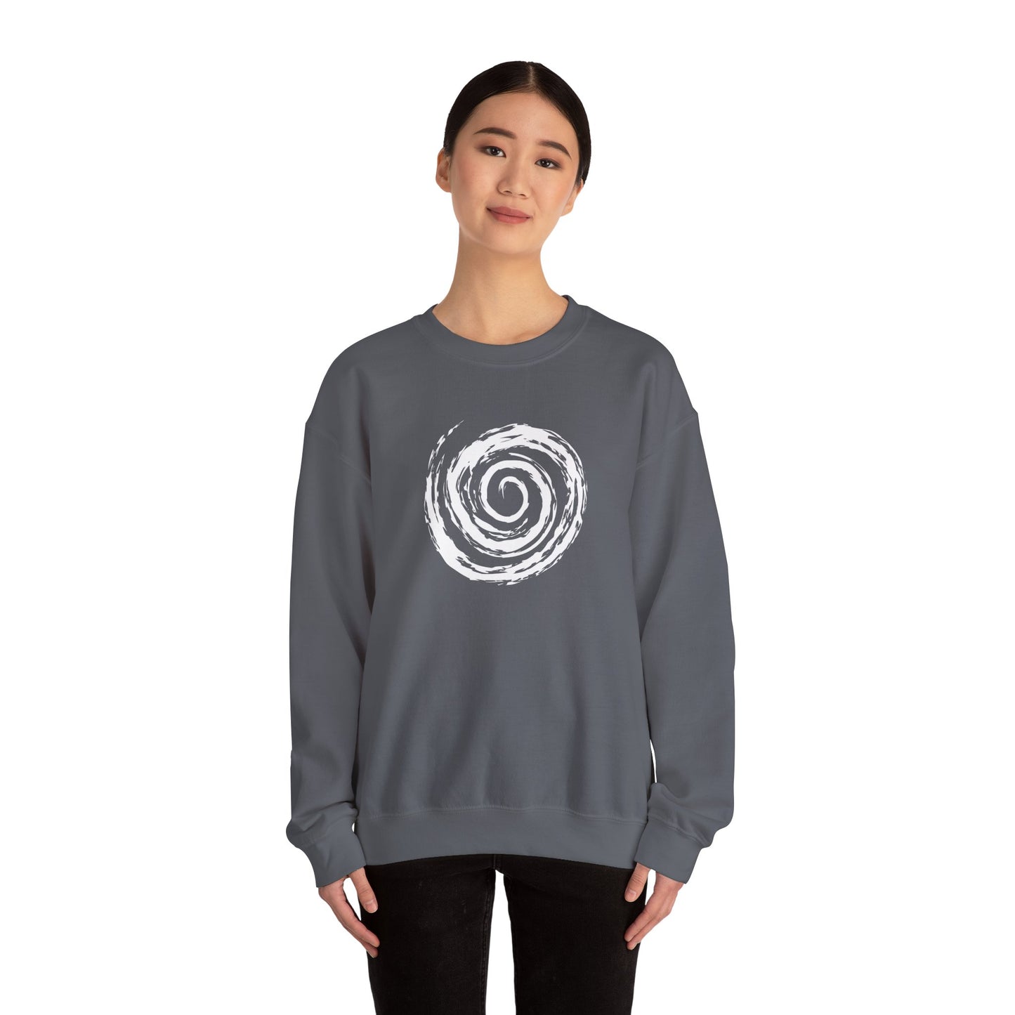White Spiral of Life Art Sweatshirt