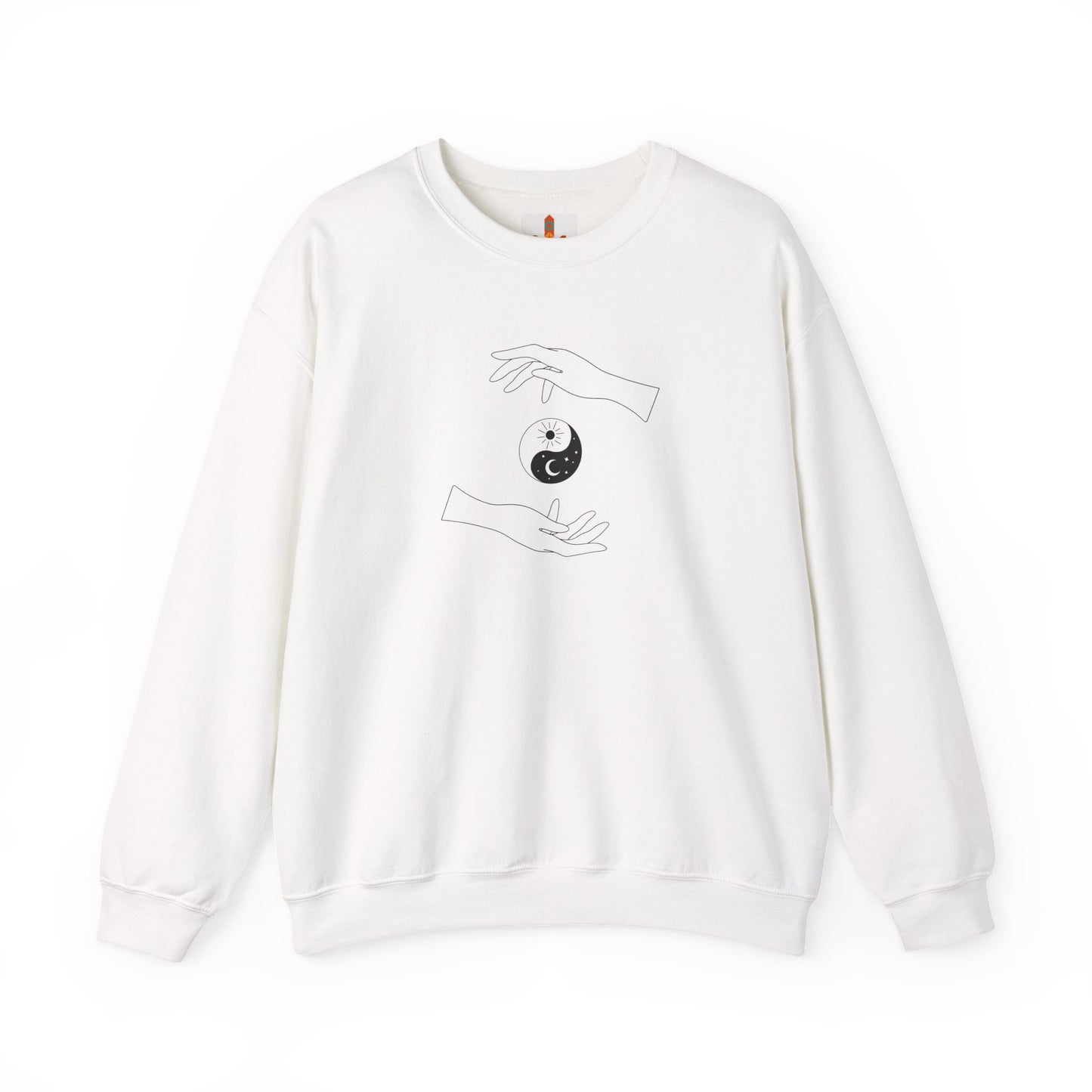 Yin Yang with Two Hands Sweatshirt