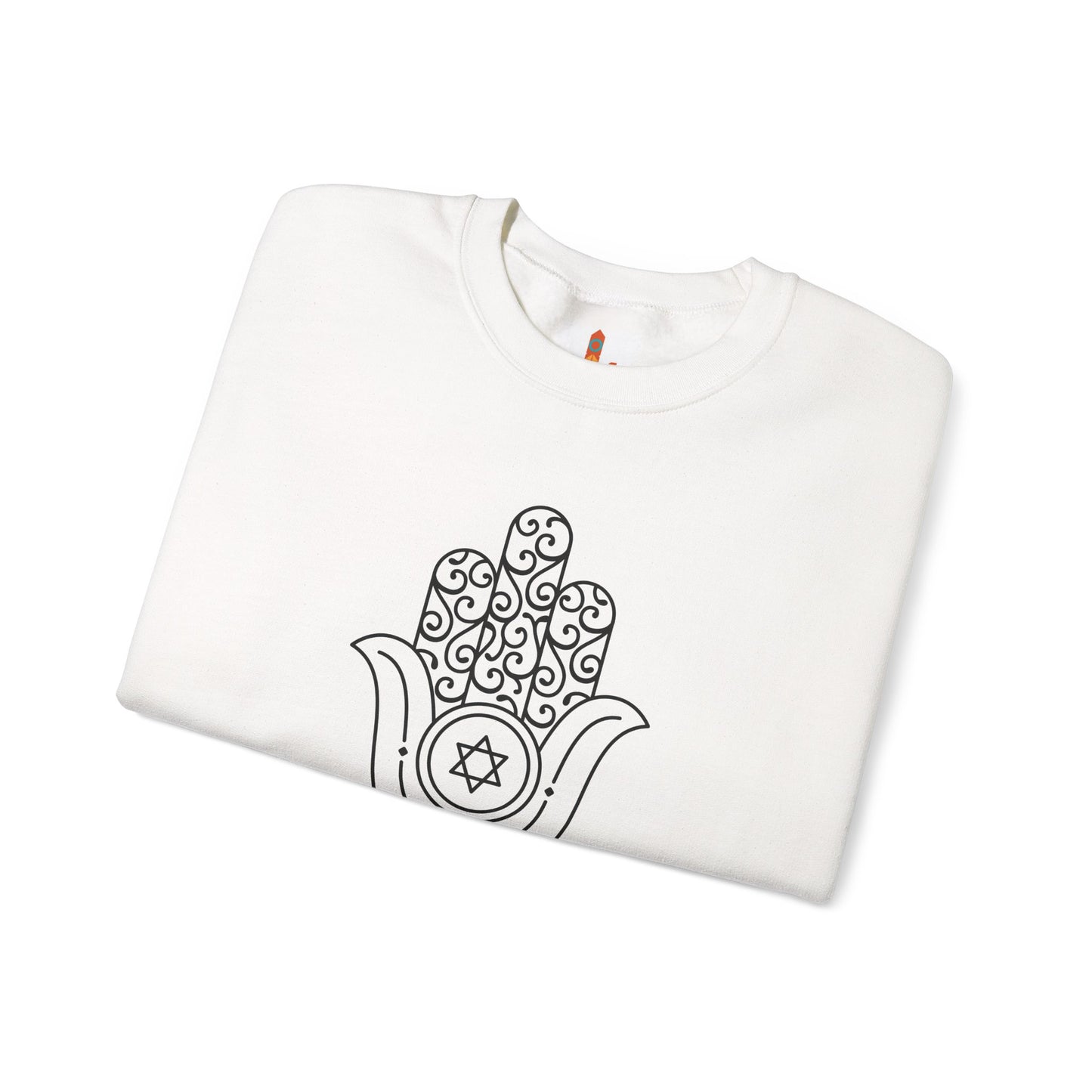 David Star in Hamsa Hand Sweatshirt