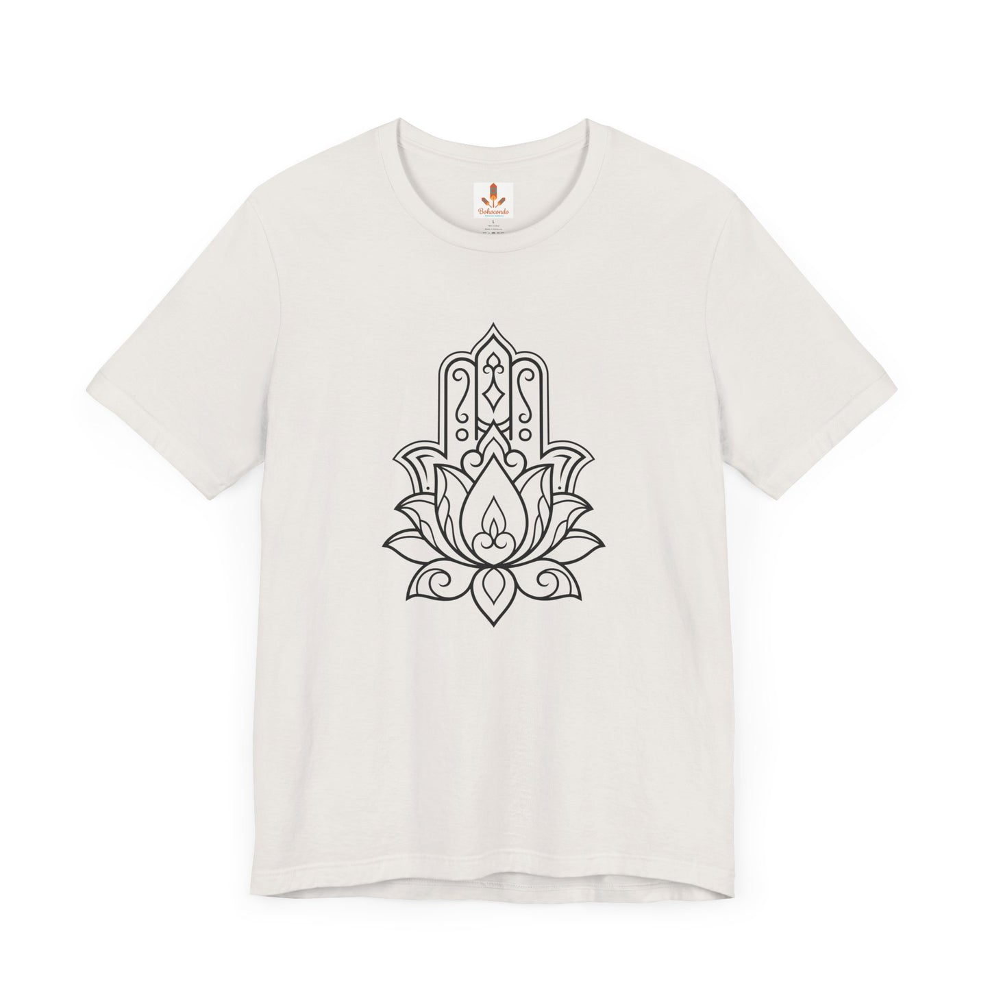 Hamsa Lotus Design T-shirt