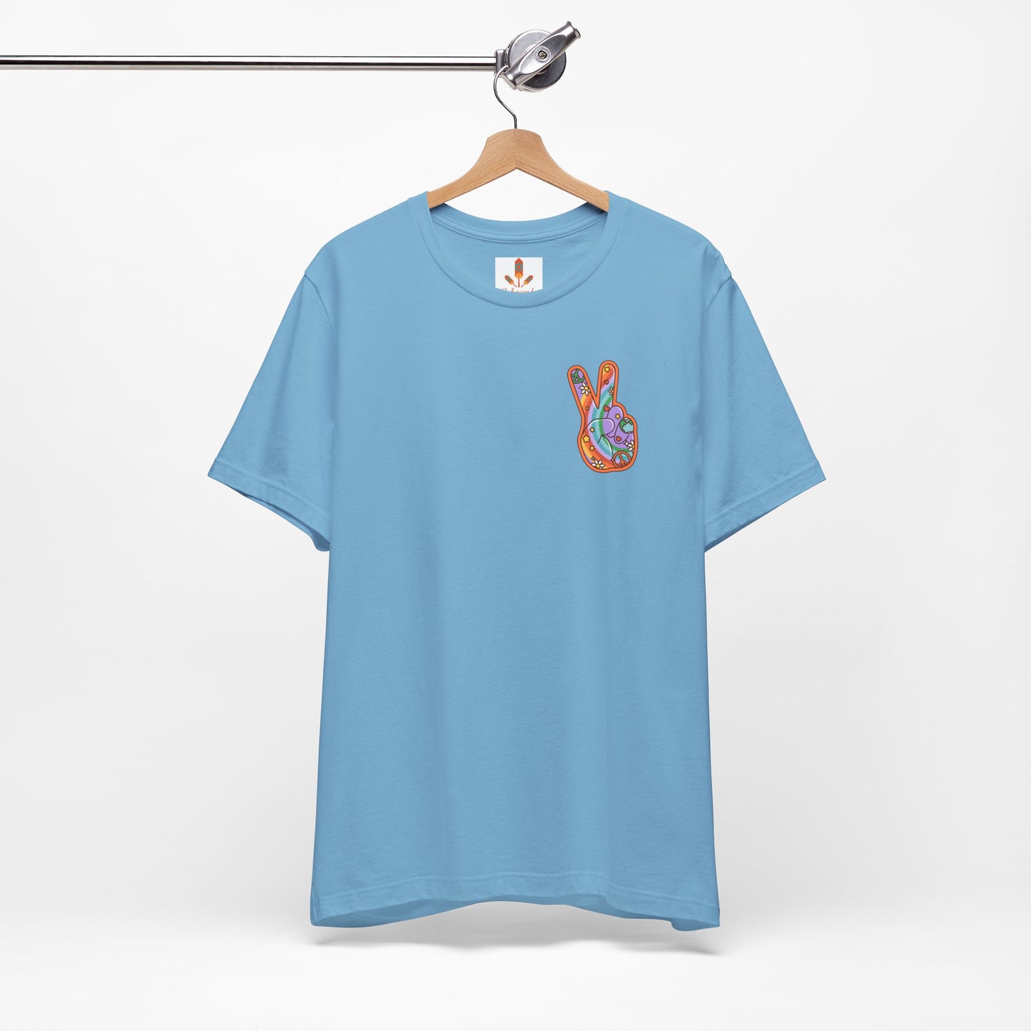 Hippie Peace Hand Sign T-shirt