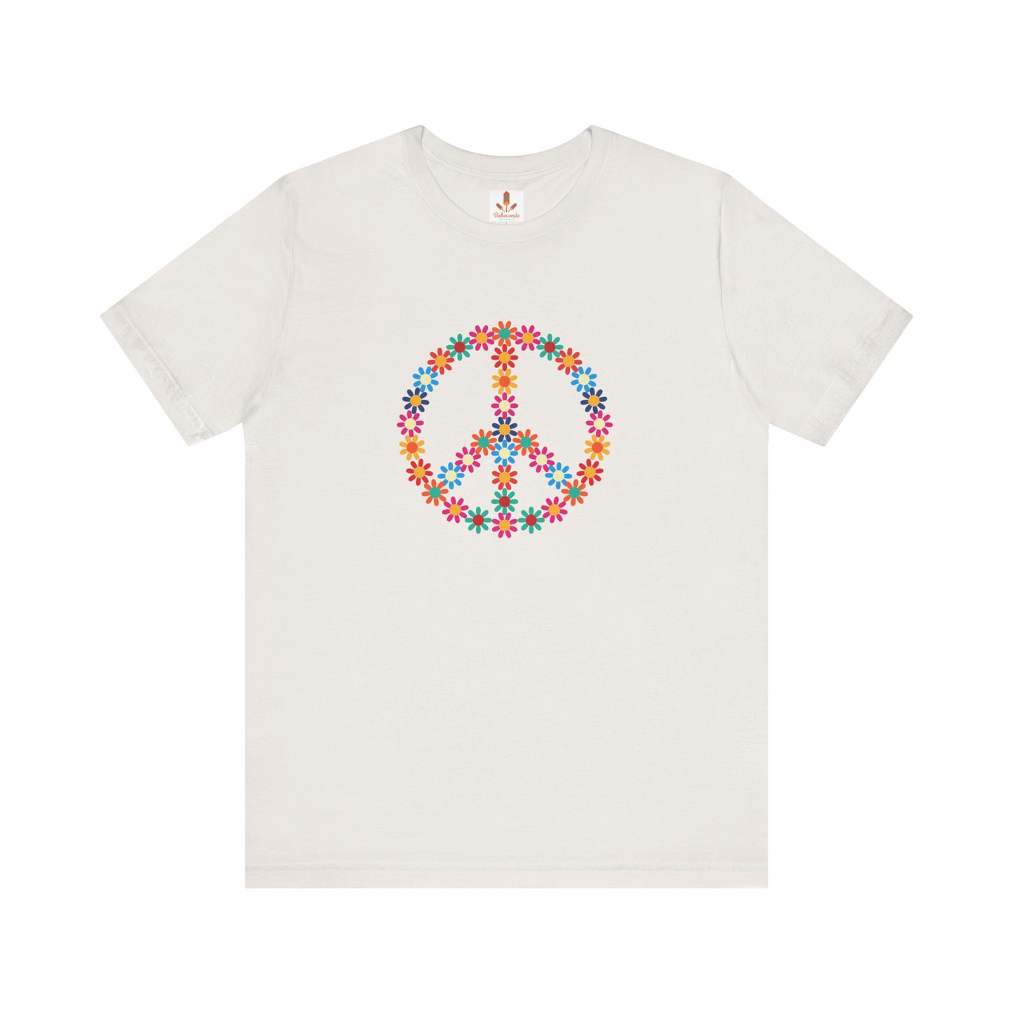 Peace Sign made of Flowers T-shirt