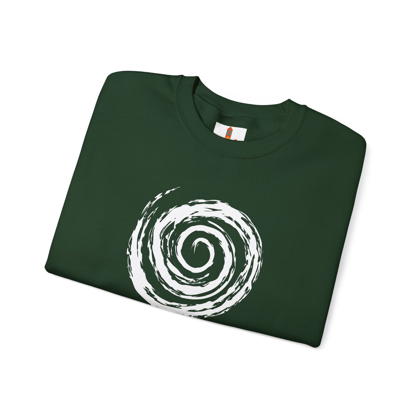 White Spiral of Life Art Sweatshirt